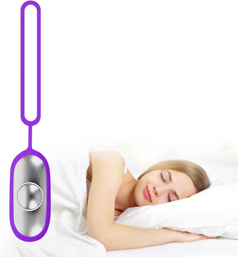 [BRSROHQBDMPR6DT2] Sleep Aid Device, Handheld Sleep Aid Instrument with Microcurrent Pulse Sleep Assist Technology for Improve Sleep Quality, Purple