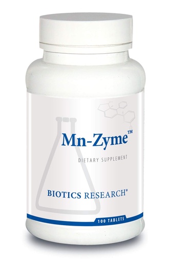 [BRSWGFQCCACQGE3J] Biotics Research Mn Zyme, Manganese, Trace Mineral, Antioxidant, Metabolism Support, Healthy Cholesterol, Bone and Cartilage Development. 100 Tablets