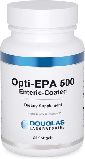 [BRSWIYAFAUPBSGD6] Douglas Laboratories Opti-EPA 500 | Enteric-Coated to Support Brain, Eyes, Pregnancy and Cardiovascular Health | 60 Softgels