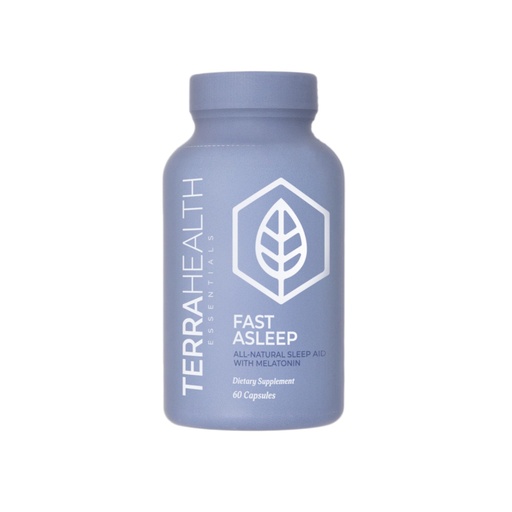 [BRSRO2YZA5YBUCY7] Terra Heath Essentials Fast Asleep - Sleep Support, Helps with Sleeplessness & Restlessness - All Natural, 30 Day Supply