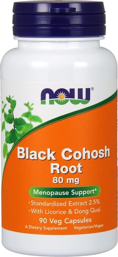[BRSWIYYPOMNWEFLM] NOW Black Cohosh 80 mg, 90 Count (Pack of 2)