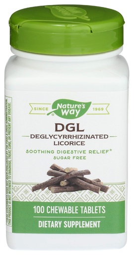 [BRSWI2Q2ABYQ4HLK] Enzymatic Therapy, DGL (Without Fructose), 100 Chewable Tablets. Pack of 1