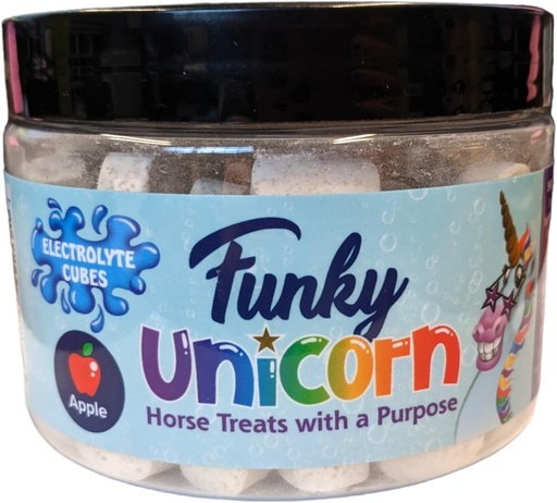 [BRSRMCYYAR5R6EY4] Funky Unicorn Electrolyte Chews Apple 7oz