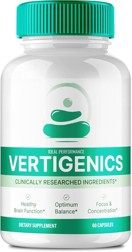 [BRSRABT6AUIQEHI6] Vertigenics Cerveau Suppléments pour la mémoire et les capsules de focus, Vertigenics Advanced Formula Brain Health Support - Maximum Strength Nootropics Verti Genics Toutes les évaluations de soutien naturel (60 capsules)