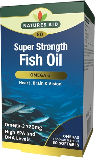 [BRSWIGDZDENRWHLA] Natures Aid Super Strength Omega 3, 90 Softgels