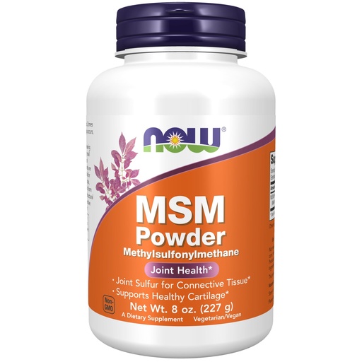 [BRSWIYTYC4NQO2LY] NOW Foods Supplements, MSM (Methylsulfonylmethane) Powder, Supports Healthy Cartilage*, Joint Health*, 8-Ounce