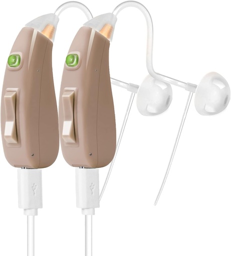 [BRSW2ZDQCQDWMALG] Banglijian Hearing Aid Ziv-201A Rechargeable Digital Noise Cancelling Small Size (Pair)
