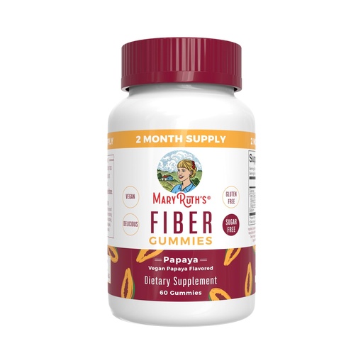 [BRSRMZQLAR5BQCD3] MARYRUTH'S Fiber Gummies for Adults | 2 Month Supply | Sugar Free | Soluble Fiber Supplement | Gut Health & Digestion Support | 3g Fiber per Gummy | Vegan | 60 Count