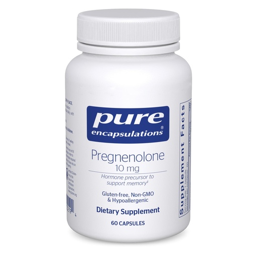 [BRSWIYTROB7BCFTI] Pure Encapsulations Pregnenolone 10 mg - Support Memory & Hormone Balance* - Hormone Precursor - Gluten Free & Non-GMO - 60 Capsules