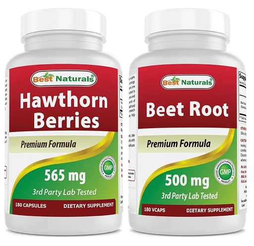 [BRSRMBQECUARYDTK] Hawthorn Berry 565 mg & Beet Root Powder 500 Mg