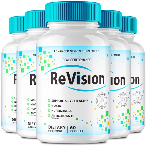 [BRSW2BAPOYOWKCTA] IDEAL PERFORMANCE (5 Pack) Revision Eye Supplement Pills Advanced Vision 2.0 Eye Care Complex Vitamin Capsules Pro (300 Capsules)