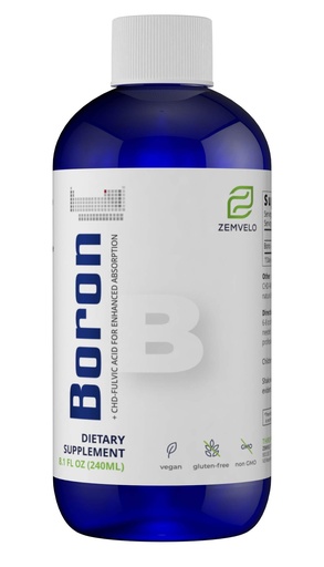 [BRSWIYL5AABBAHYV] Liquid Boron | 3 Month Supply | Support Graceful Aging | Support Calcium and Magnesium Absorption