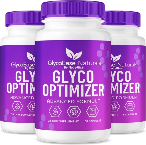 [BRSRAYAZCUPBSFDV] (3 Pack) GlycoEase Glyco Optimizer - GlycoEase Pills, All-Natural Dietary Supplement, Advanced Formula Glycogen Support, Glycoeas Naturals, Glyco Ease Reviews (180 Capsules)