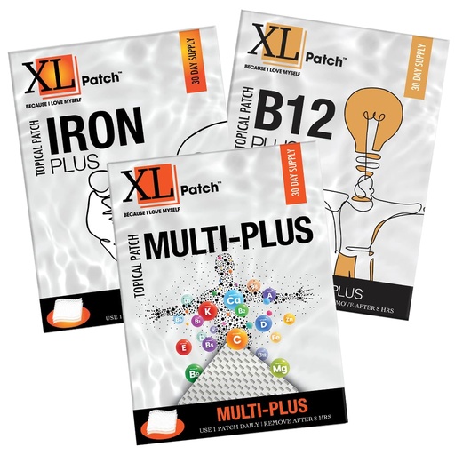 [BRSROHAFOYHQYC3V] B12, Multi and Iron Plus (3 Packs Total)