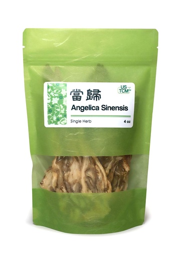 [BRSWK235AJ5AOGTE] New Packaging Angelica Sinensis Root, Dang GUI Pian, Dong Quai Cut Slice 当归 4 oz.