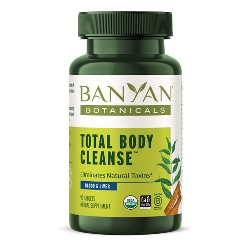 [BRSWGCT4PMCR6DT2] Banyan Botanicals Organic Total Body Cleanse – Systemic Detox & Metabolic Reset Supplement – with Manjistha & Amla for Liver and Blood Purity – 90 Tablets – USDA Organic