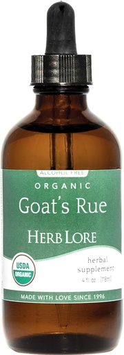 [BRSRAHT5CEBBOCL2] Herb Lore Organic Goats Rue Tincture - Lactation Supplement for Breastfeeding - Natural Breastmilk Production Support to Increase Breast Milk Supply (4 fl oz)