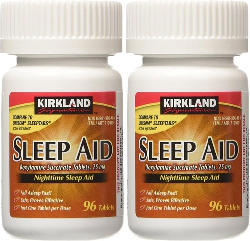 [BRSWGGAFOR6W2DYV] Kirkland Aid Doxylamine Succinate 25 Mg