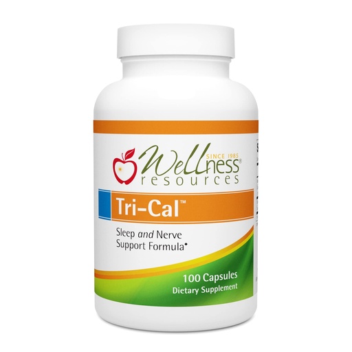 [BRSWI2Q3AQBWCDLK] Tri-Cal - Taurine, Glycine and Calcium for Relaxation and Sleep (100 Veggie Capsules)