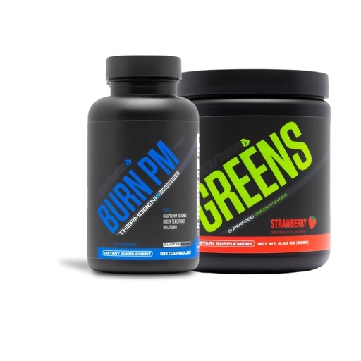 [BRSROAYZCMFQK33H] Sculpt Nation by V Shred Burn PM and Premium Greens Strawberry Bundle