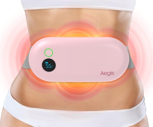 [BRSRMAD6OUORQAIY] Portable Heating Pad for Cramps. Period Pain Relief Device & Menstrual Heating Pad Massager for PMS, Back Pain. Cordless 3 Heat Modes Menstruation Cramp Relief Massage with Pads for Women & Girls.