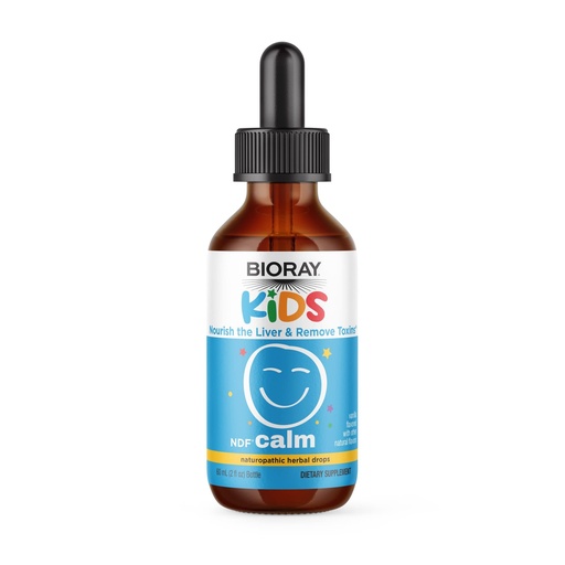 [BRSWKHD5B4HBUFDO] BIORAY Kids NDF Calm, Vanilla - 2 fl oz - Nourish the Liver & Remove Toxins - Non-GMO, Vegan, Gluten Free - 1-2 Month Supply