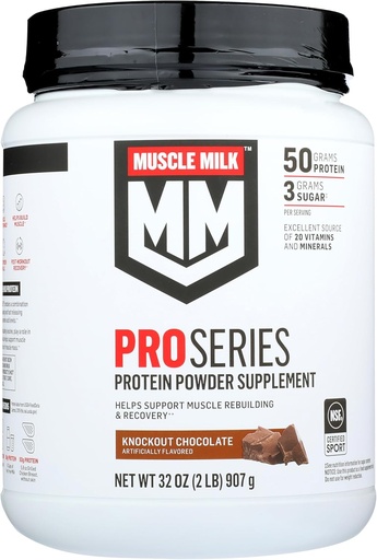 [BRSWIGQ7ONYBY3TI] Muscle Mlk Pro Series 50 Chocolate Knockout, 2 Lire