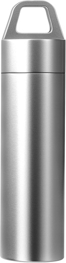 [BRSRMHYYCECA43I2] Small Pill Case, Portable Metal Pill Container Pill Holder Keychain Waterproof Pill Box Bottle Mini Stainless Steel Pill Organizer for Travel Purse Pocket