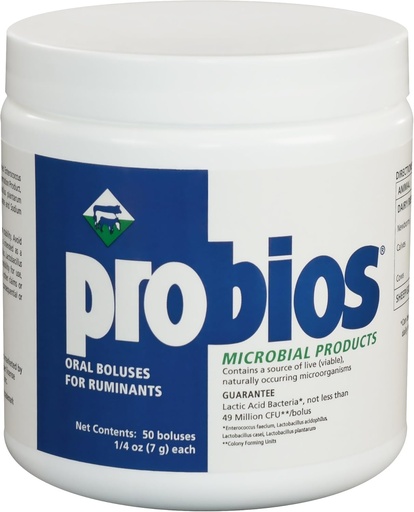 [BRSWIYIFDJ7WMGAZ] Probios Oral Boluses for Ruminants, 1/4-Ounce