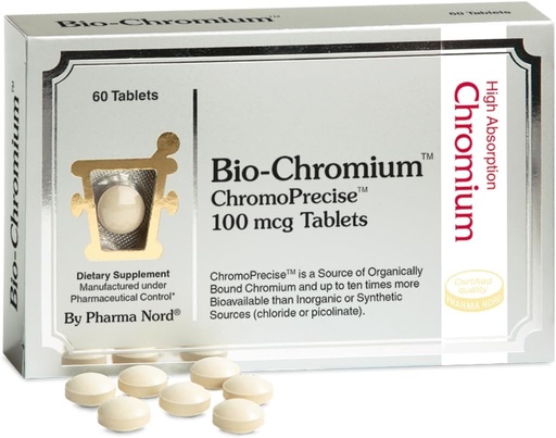 [BRSWKH34BAORWH3X] Bio-Chromium 100mcg | 10x Daha İyi Absorps | ChromoPrecise Organik Kromium Supplement | İlaç Standartlarına Üretilen (60)