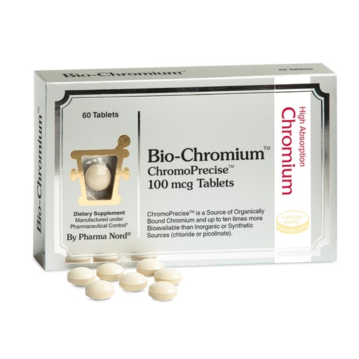 [BRSWKH34BAORWH3X] Pharma Nord Bio-Chromium – Metabolism & Craving Support, Patented Formula for 10x Higher Absorption Organic Chromium Supplement, Non-GMO, Gluten-Free, 60 Tablets