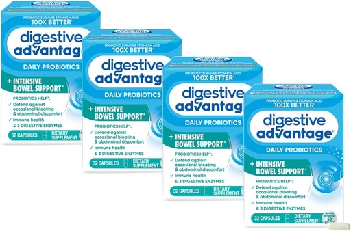 [BRSWGYD3BMGWAAA7] Hỗ trợ chống cháy và đốm, 32 Count Capsules (4 gói)