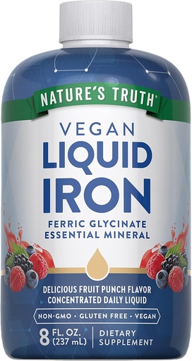 [BRSRA2YBDIGW2FLL] La verdad de la naturaleza gotas de hierro líquido Suplemento 18mg ¦ Essential Mineral ← Vegan, Non-GMO, Gluten Free