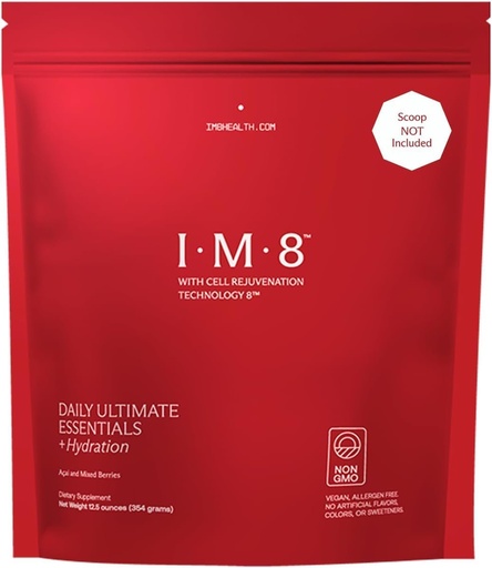 [BRSRAAQQOYOQA3A2] IM8 Hàng Nhật Thiết yếu tối đa All-in-1 multivitamin Provimin, 92 Nutrient Rich InQ10, Probioics, Greens, GF, Acai mixed Brry (30 phụng sự, tái phát phim)