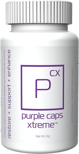 [BRSWIFYFCMNGYELA] Global Purple Caps Xtreme - Supplement with Vitamins and Minerals by Rotkin Wellness - 60 Capsules