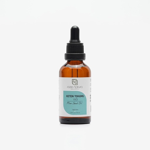 [BRSRA2QBCANBG2A6] Cold Pressed Food Grade Flaxseed Oil, 1.69 oz (50ml)| No Dyes or Alcohol |%100 Pure | Non-GMO, No Additives, Amber