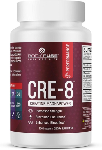 [BRSWIEAQAR6RQYDG] CRE-8 Creatine | Strength, Endurance & Decrease Recovery Time | 40 Servings