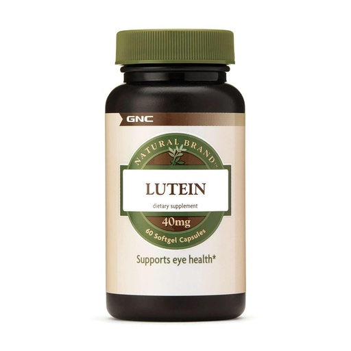[BRSWIEI4OQOBSCDE] GNC Lutein 40mg, Supports Eye Health, 60 Softgels