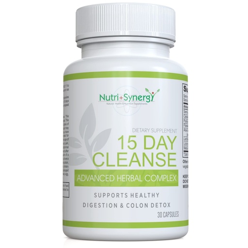 [BRSW2CQDAB6ROD3H] 15 Day Cleanse Advanced Herbal Complex - Colon Cleanse and Detox - Improved Intestinal Health