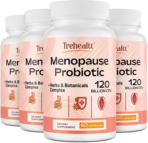 [BRSRAGA2BVYAA2DZ] Menopause supplements for women, 120 Billion CFU Probiotic, 13-in-1 Herbs & Botanicals Complex, for Hormone Menopause, Hot Flashes, Night Sweats, Mood Swings, Sleep Disturbances, Vegan, 240 Capsules