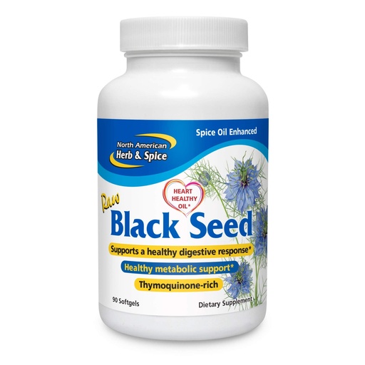 [BRSWGYY7OAHBODYZ] North American HERB & Spice Black Seed Oil 1000 mg - 90 Count - Liver, Gallbladder & Intestinal Function - Heart & Digestive Health - Black Seed Oil, Oregano Oil, Fennel - Non-GMO - 45 Servings