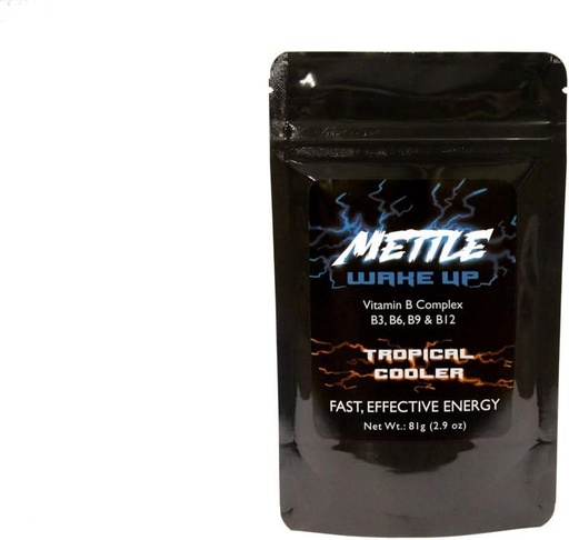[BRSWKHD5CICQCEY3] Energy Drink Powder - 25 Servings | Sugar Free | 200mg Caffeine - Mettle Energy Drink Mix (Tropical Cooler)