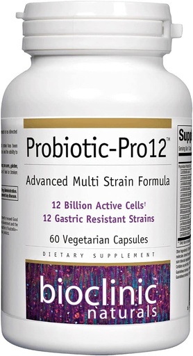 [BRSWIEIPAEHQMGA5] Bioclinic Naturals - Probiotic-Pro 12 60 vcaps
