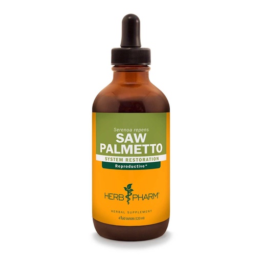[BRSWIY37AJ4WIHLG] Herb Pharm Saw Palmetto Berry Liquid Extract for Prostate Support - 4 Ounce