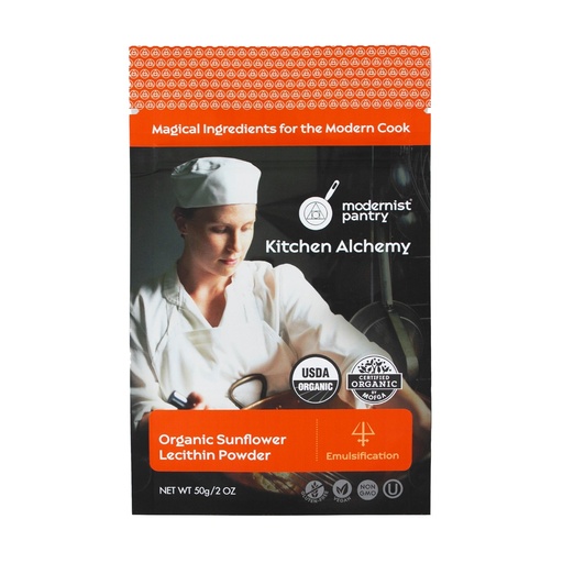 [BRSWYYD4AEHGMFA6] Modernist Pantry Organic Sunflower Lecithin Powder Gluten-Free Vegan OU Kosher Certified - 50g/2oz