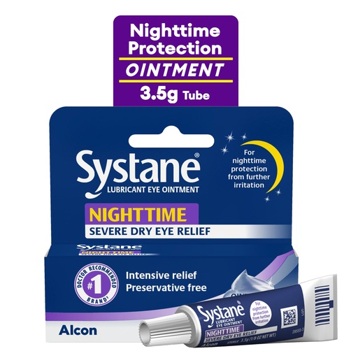 [BRSWIYYOOMCBQ2AZ] Systane Nighttime Lubricant Eye Ointment 3.5g Tube