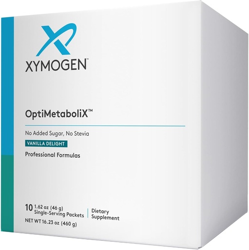 [BRSRMGQTDEHRGG3H] XYMOGEN OptiMetaboliX - Metabolism Supplement with B12 Vitamins and Folate - Cinnamon Supplements + Vitamin B9 - Hayır Şeker eklendi, Vegan ve Gluten Free - Vanilla Delight (10 hizmet)