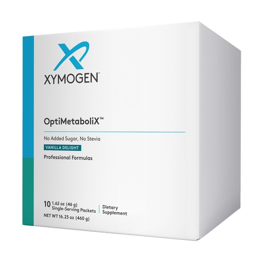 [BRSRMGQTDEHRGG3H] XYMOGEN OptiMetaboliX, Vanilla Delight, 10 Servings | Metabolism Supplement with B12 Vitamins and Folate, Cinnamon Supplements + Vitamin B9, No Sugar Added, Vegan, and Gluten-Free