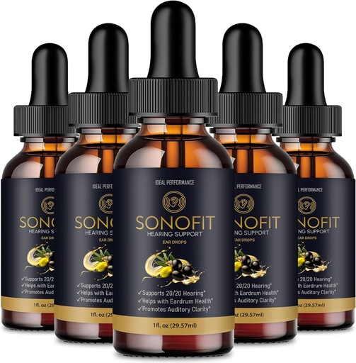 [BRSRAGQ6AUPAY337] Ringing Ears Drops için Sonofit Tinnitus Relief, Sonofit Tinnitus Supplement Sonofit Sağlıklı Kulak Desteği Tamam - En Güçlü Gelişmiş Formula Sonofit Drops İşitme Destek Yorumları (5 Pack)