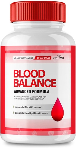 [BRSROAL5CUNQIYDA] VIVE MD Blood Balance Supplement - Official Formula - Blood Balance Supplement, Extra Strength with Vitamin C, Turmeric Root Powder, Zinc Reviews (60 Capsules)